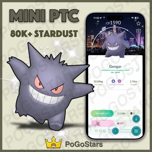 Pokémon ptc shiny gengar - shiny,