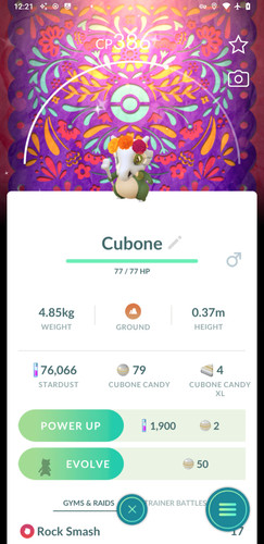 Cubone lucido che indossa - ✨,