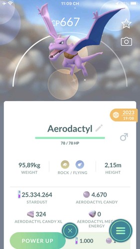 Pokemon aerodattilo lucido che - pokemon,