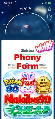 Pokemon sinistea lucido che - pokemon✨sinistea,